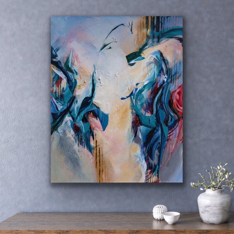 "Cloud Dancer" - Abstract painting by Pamela Gene Miller