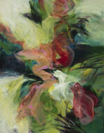 "Flourish" - Abstract painting by Pamela Gene Miller
