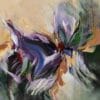 "Leaping Iris" - Abstract painting by Pamela Gene Miller